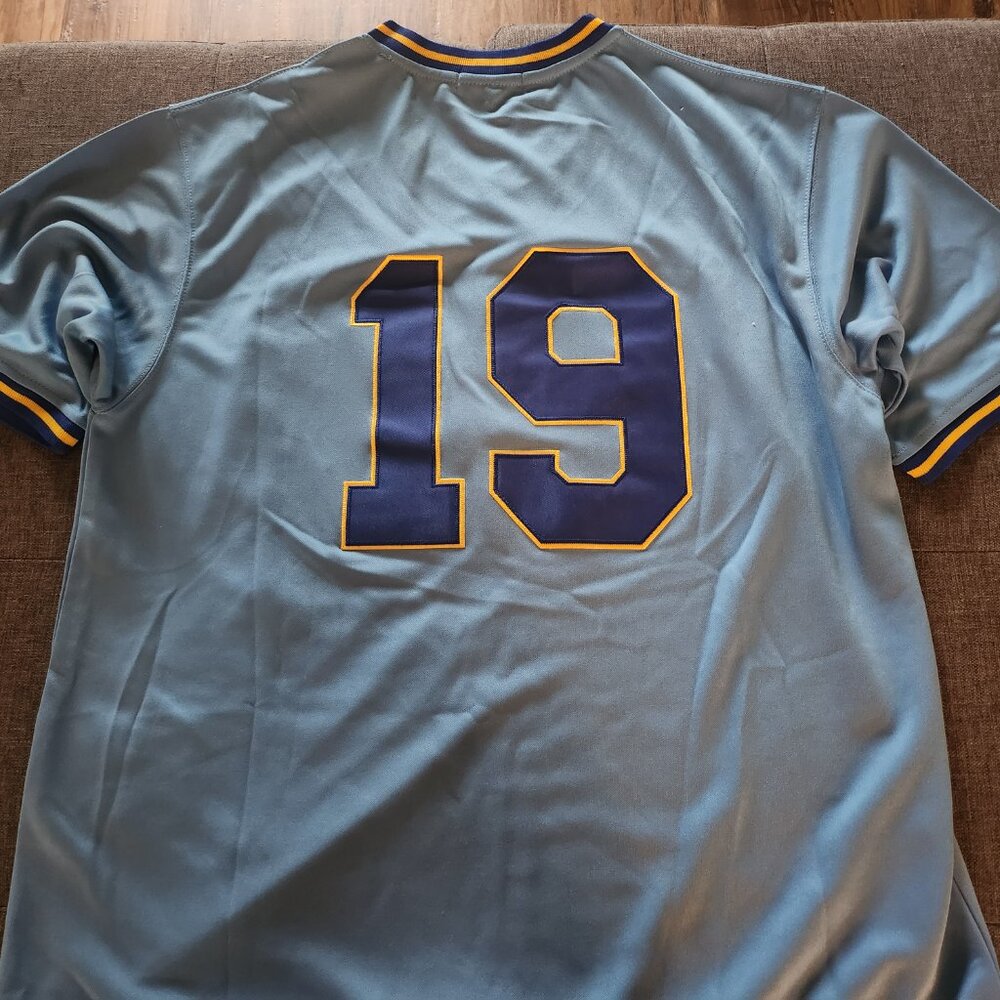 Brand NEW Milwaukee Brewers Robin Yount #19 Jersey Men's Large - Picture 6 of 10